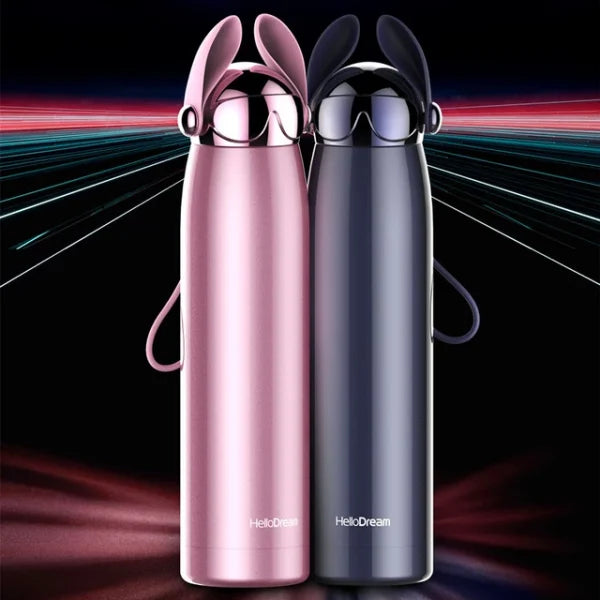 Stainless Steel ‘Cool Dog’ Flask Thermos bottle